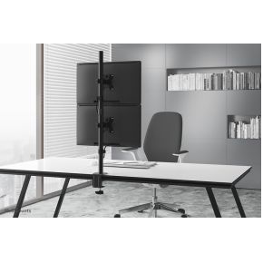 Neomounts 32 monitorarm voor 2 schermen 3 orig - Neomounts Fpma-D550Dvblack voor 2 schermen tot 32" Bureausteun (zwart)