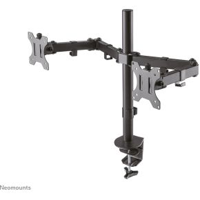 Neomounts 32 monitorarm zwart fpma d550d 2 orig - Neomounts Fpma-D550Dblack voor 2 schermen tot 32" Bureausteun (zwart)