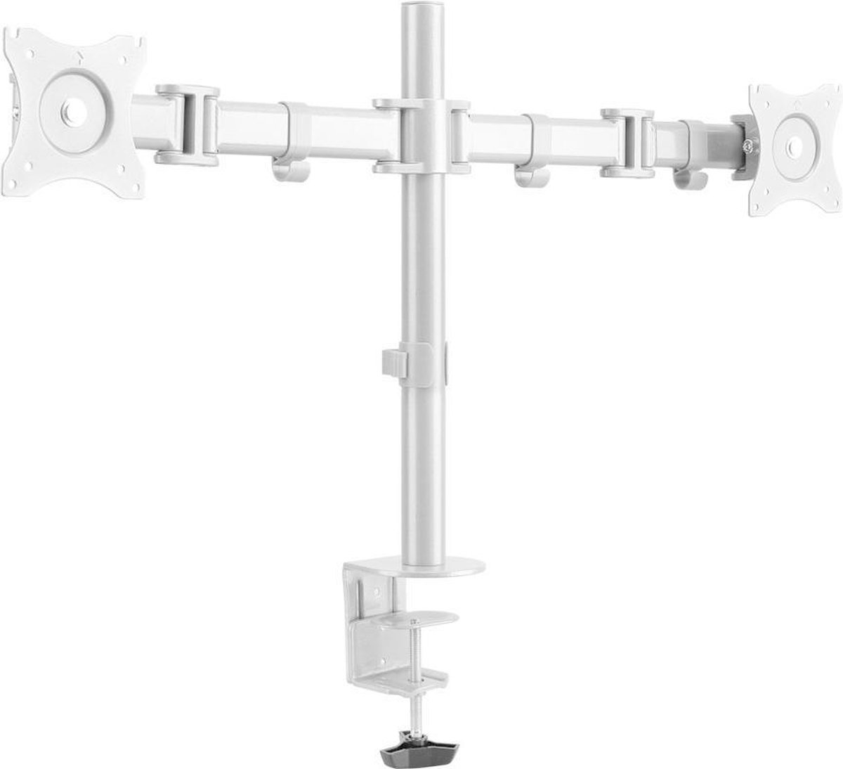 Neomounts bureausteun nm d135dsilver bev 5 orig - Neomounts Nm-D135Dsilver tot 27" Bureausteun (zilver)