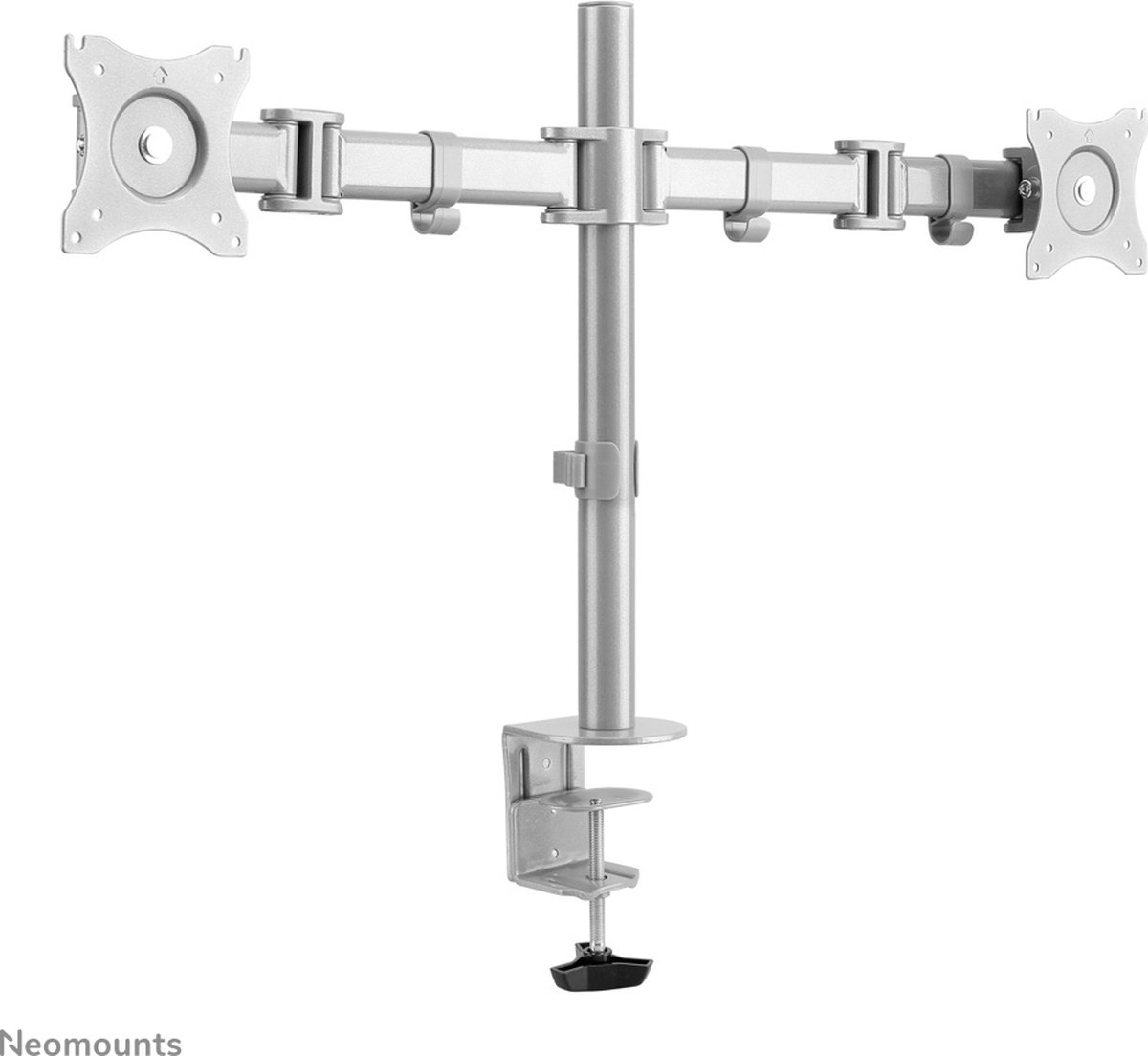 Neomounts bureausteun nm d135dsilver bev 9 orig - Neomounts Nm-D135Dsilver tot 27" Bureausteun (zilver)