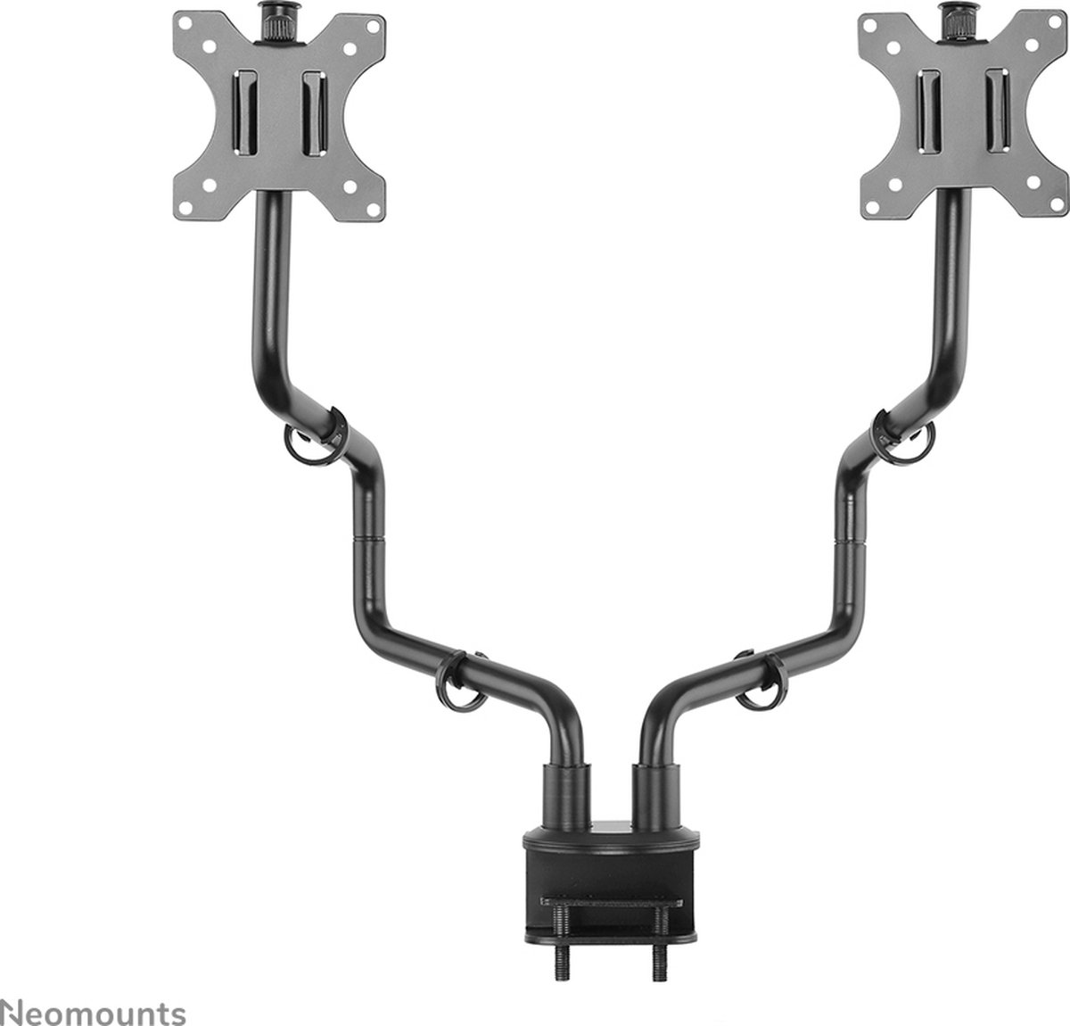 Neomounts by newstar fpma d010 monitor a 4 orig - Neomounts By Newstar voor 2 schermen tot 30" Bureausteun (zwart)