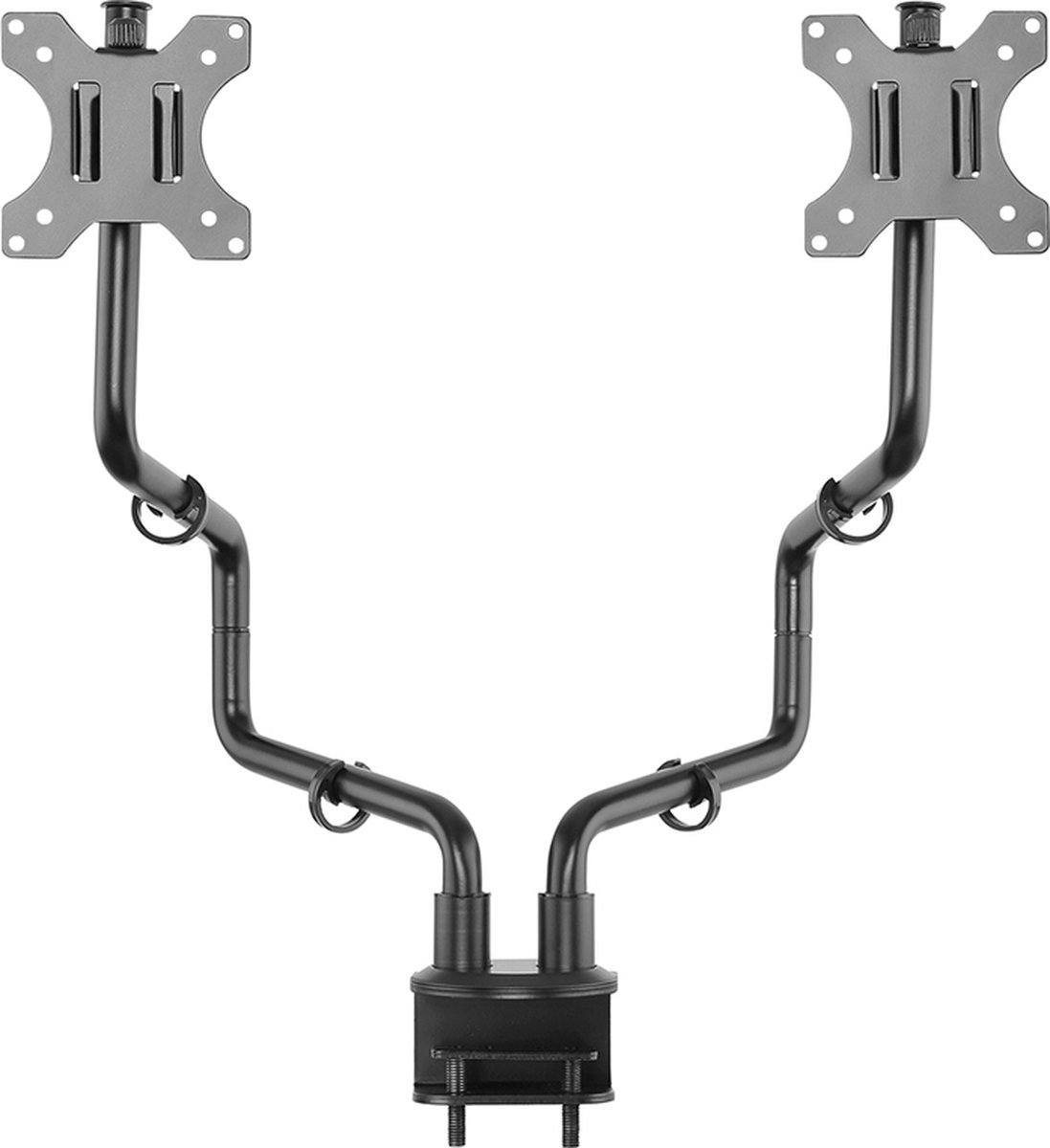 Neomounts by newstar fpma d010 monitor a 9 orig - Neomounts By Newstar voor 2 schermen tot 30" Bureausteun (zwart)