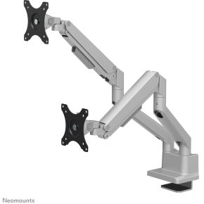 Neomounts ds70 250sl2 monitorarm 3 orig - Neomounts DS70-250SL2 voor 2 schermen tot 32" Bureausteun (zilver)