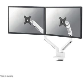 Neomounts ds70 250wh2 monitorarm 2 orig - Neomounts DS70-250WH2 voor 2 schermen tot 32" Bureausteun (wit)