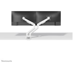 Neomounts ds70 250wh2 monitorarm 4 orig - Neomounts DS70-250WH2 voor 2 schermen tot 32" Bureausteun (wit)