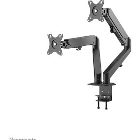 Neomounts ds70 700bl2 monitorarm 3 orig - Neomounts Ds70-700Bl2 voor 2 schermen tot 27" Bureausteun (zwart)