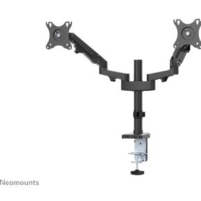 Neomounts ds70 750bl2 monitor bureausteu 2 orig - Neomounts Ds70-750Bl2 voor 2 schermen tot 27" Bureausteun (zwart)