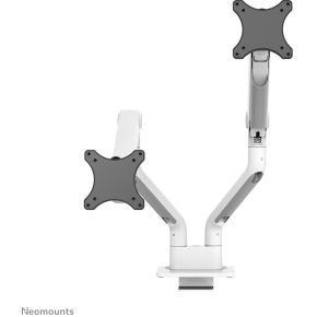 Neomounts ds70s 950wh2 monitorarm 3 orig - Neomounts DS70S-950WH2 voor 2 schermen tot 35" Bureausteun (wit)