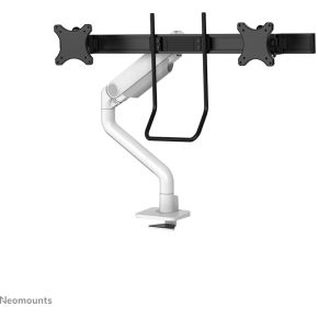 Neomounts ds75s 950wh2 monitorarm 2 orig - Neomounts DS75S-950WH2 voor 2 schermen tot 32" Bureausteun (wit)