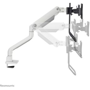 Neomounts ds75s 950wh2 monitorarm 3 orig - Neomounts DS75S-950WH2 voor 2 schermen tot 32" Bureausteun (wit)