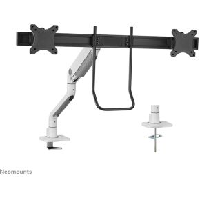 Neomounts ds75s 950wh2 monitorarm 7 orig - Neomounts DS75S-950WH2 voor 2 schermen tot 32" Bureausteun (wit)