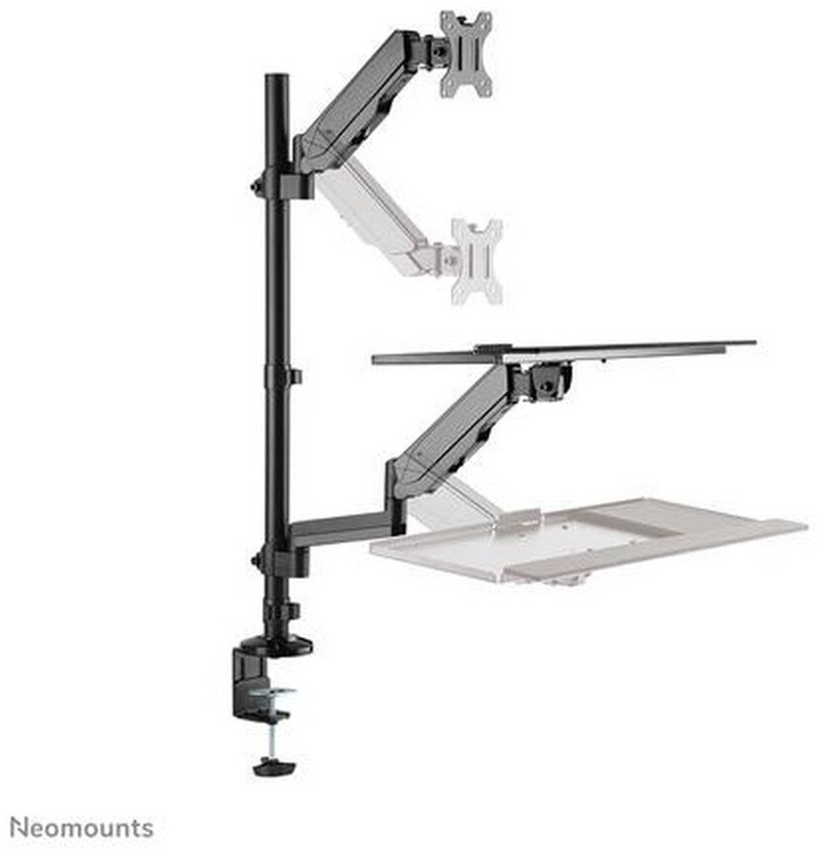 Neomounts ds90 325bl1 monitorstandaard 2 orig - Neomounts Ds90-325Bl1 tot 32" Bureausteun (zwart)