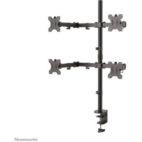 Neomounts flat screen desk mount clamp 2 orig - Neomounts Fpma-D550D4Black voor 4 schermen tot 32" Bureausteun (zwart)