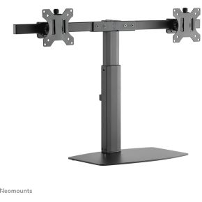 Neomounts flat screen desk mount stand f 2 orig - Neomounts Flatscreen voor 2 schermen tot 27" Monitorstandaard (zwart)
