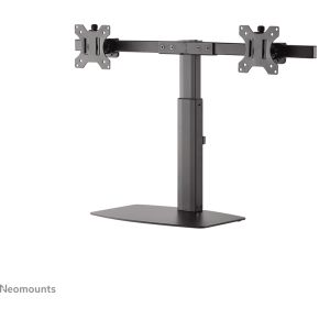 Neomounts flat screen desk mount stand f 3 orig - Neomounts Flatscreen voor 2 schermen tot 27" Monitorstandaard (zwart)