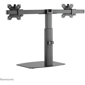 Neomounts flat screen desk mount stand f 4 orig - Neomounts Flatscreen voor 2 schermen tot 27" Monitorstandaard (zwart)