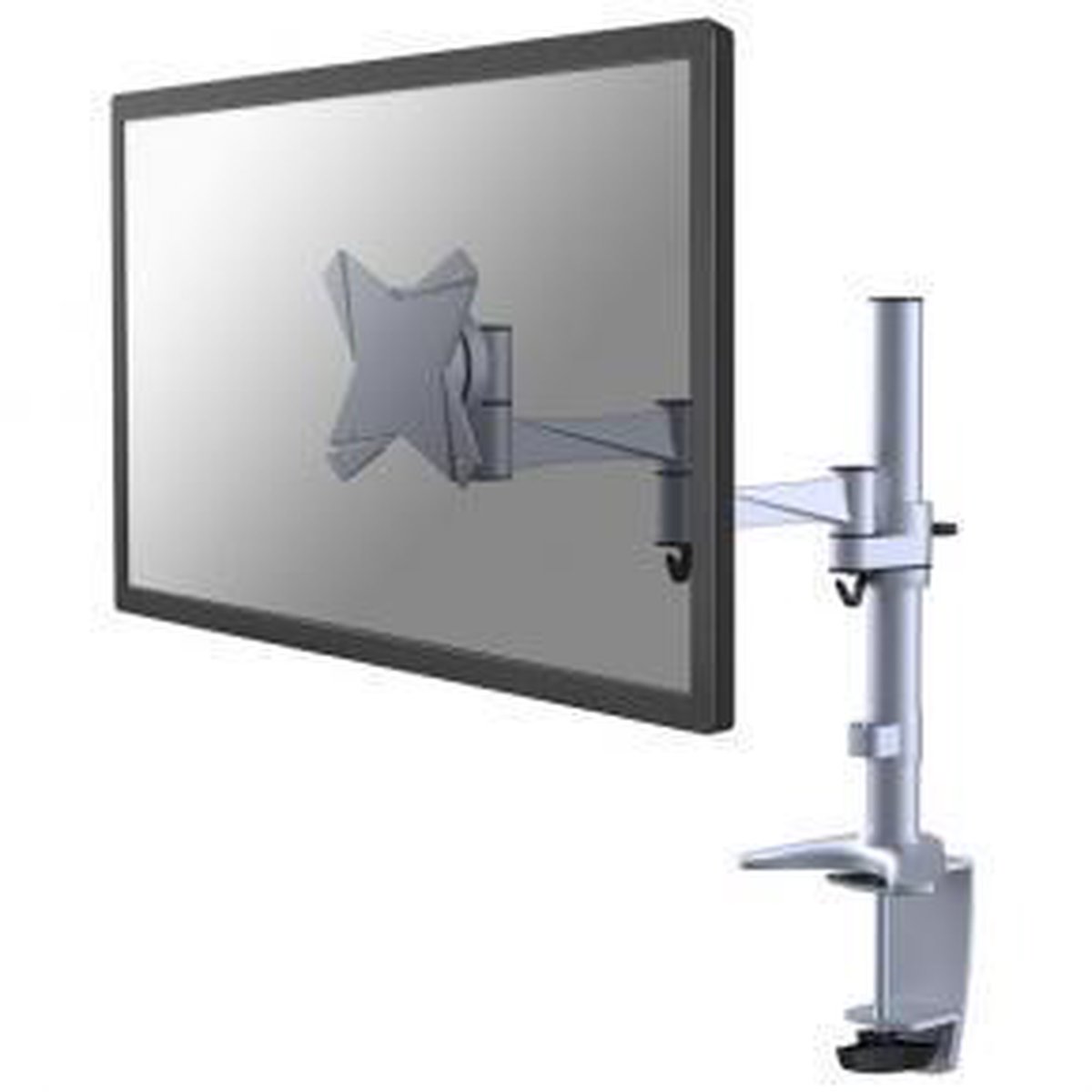 Neomounts fpma d1330silver monitorarm 1 10 orig - Neomounts Fpma-D1330Silver Monitorarm 1 tot 30" Bureausteun (zilver)