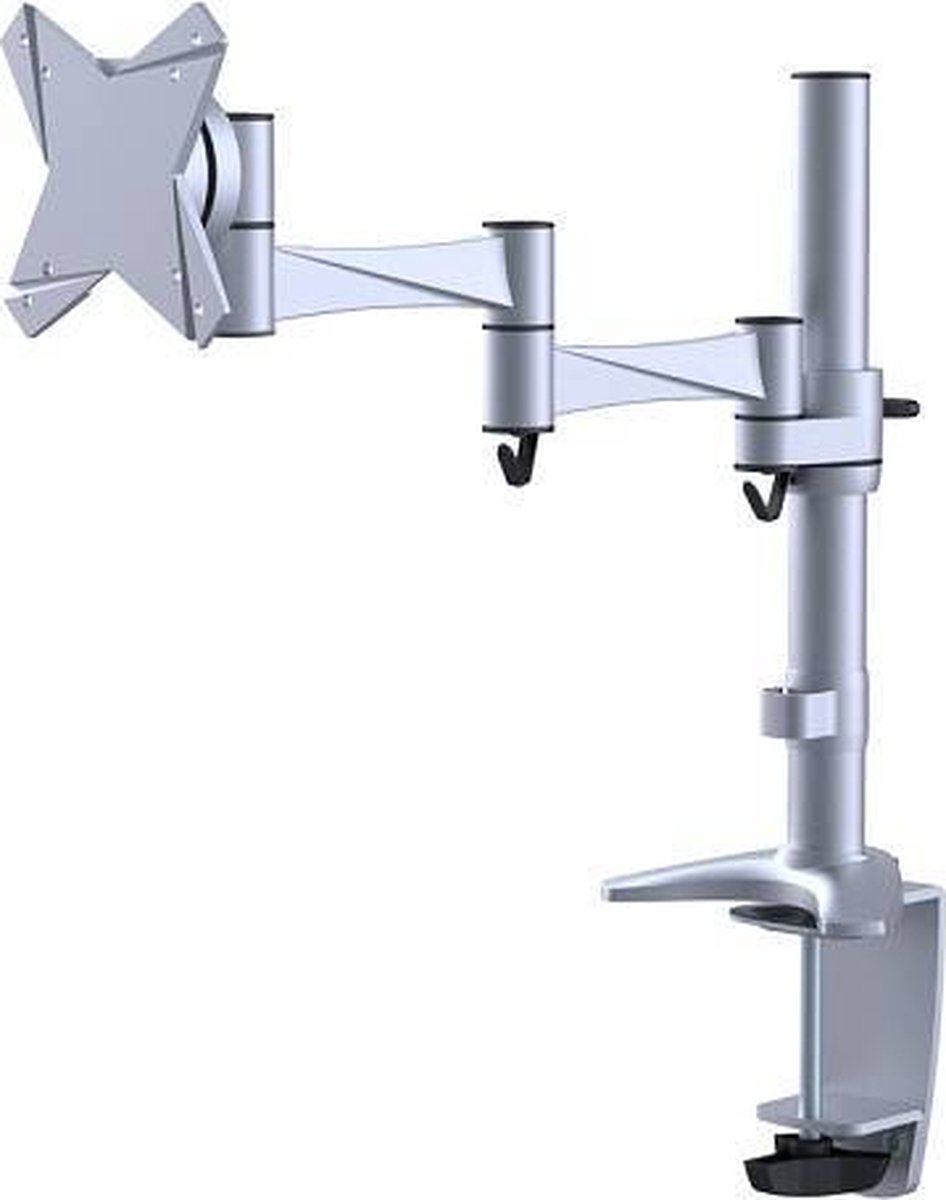 Neomounts fpma d1330silver monitorarm 1 4 orig - Neomounts Fpma-D1330Silver Monitorarm 1 tot 30" Bureausteun (zilver)