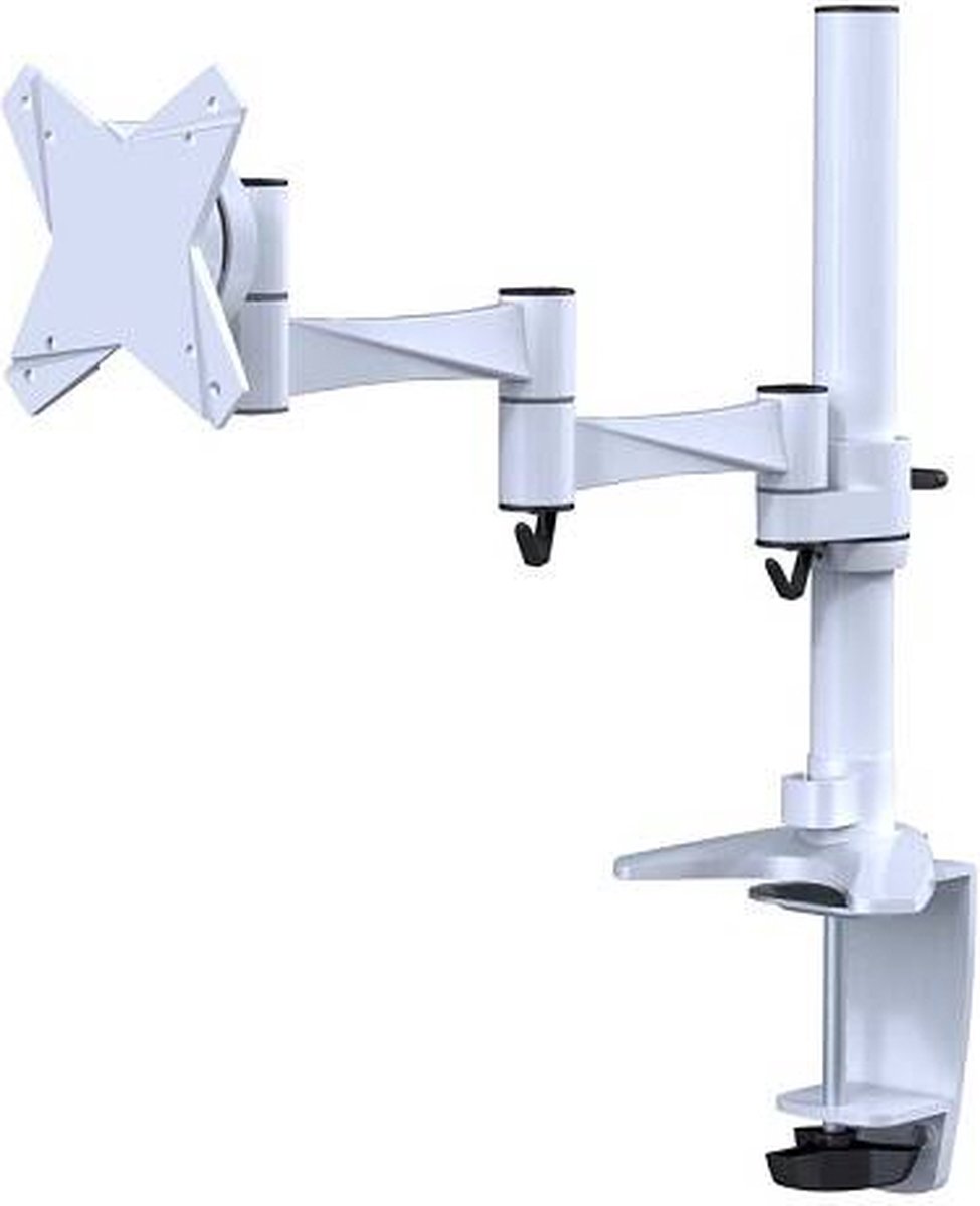Neomounts fpma d1330white monitorarm 1 s 2 orig - Neomounts Fpma-D1330White Monitorarm 1 tot 30" Bureausteun (wit)