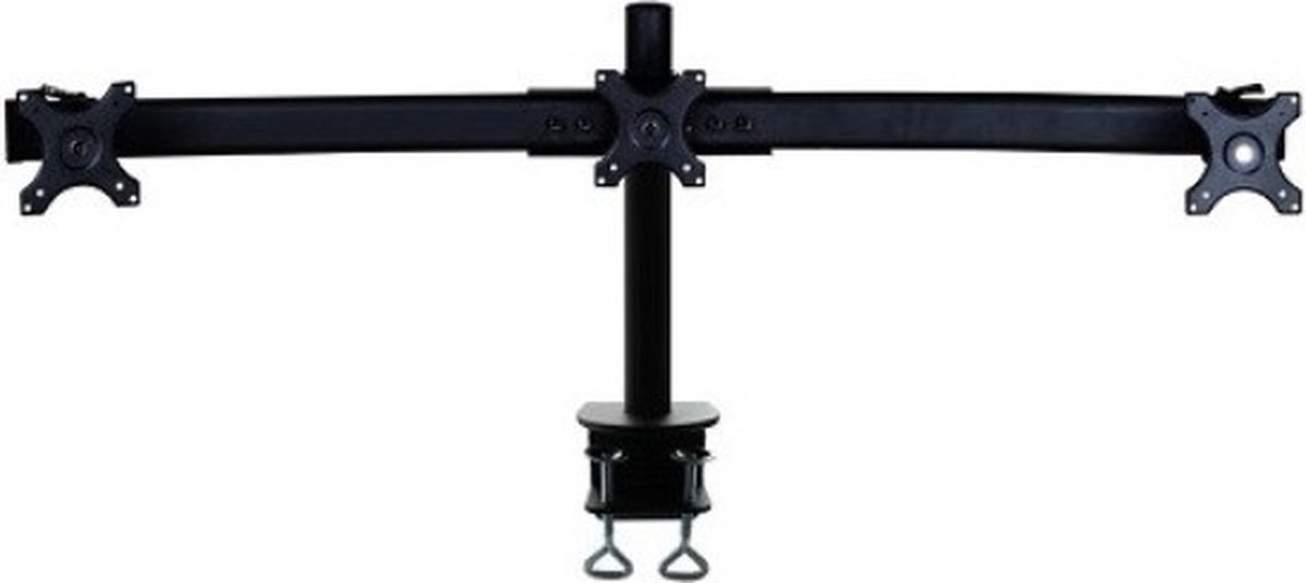 Neomounts fpma d700d3 monitor bureausteu 9 orig - Neomounts Fpma-D700D3 voor 3 schermen tot 27" Bureausteun (zwart)