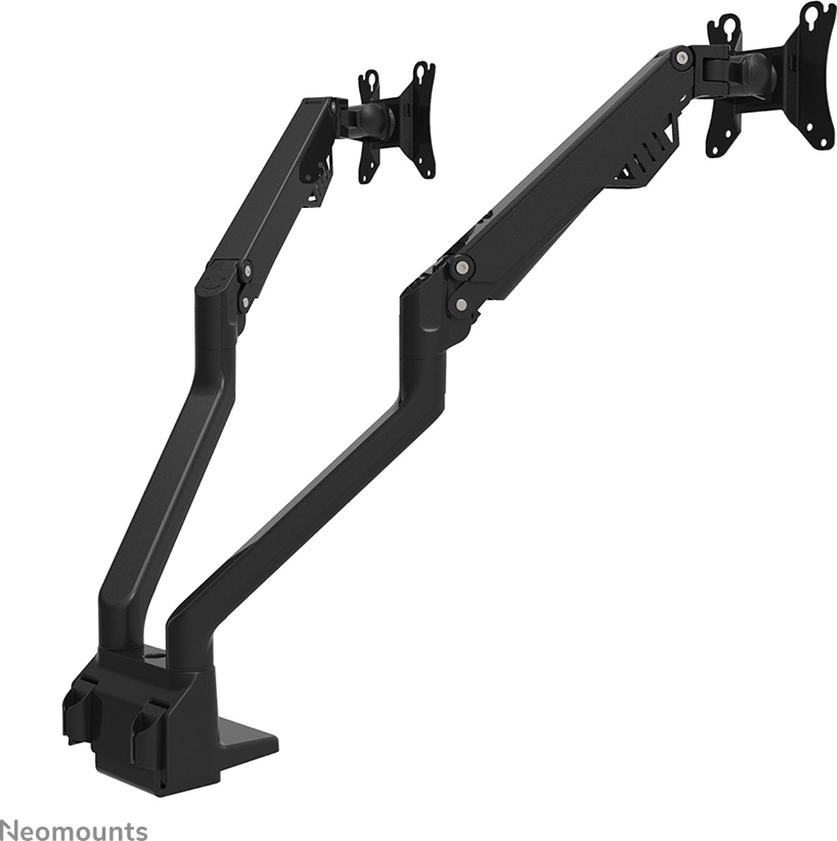 Neomounts fpma d750dblack2 monitorarm 2 5 orig - Neomounts Fpma-D750Dblack2 voor 2 schermen tot 32" Bureausteun (zwart)