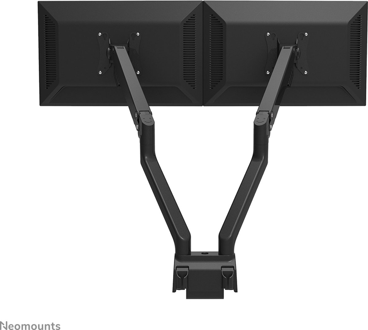 Neomounts fpma d750dblack2 monitorarm 2 7 orig - Neomounts Fpma-D750Dblack2 voor 2 schermen tot 32" Bureausteun (zwart)