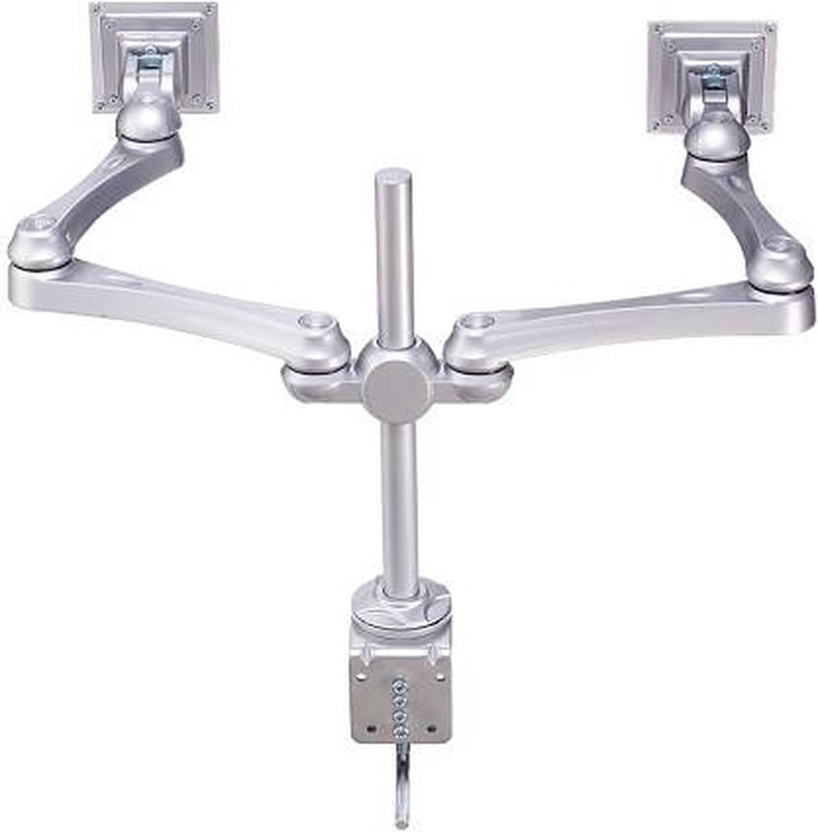 Neomounts fpma d930d monitorarm 2 scherm 4 orig - Neomounts Fpma-D930D voor 2 schermen tot 30" Bureausteun (zilver)