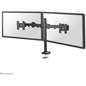 Neomounts fpma d960dg 2 orig - Neomounts Fpma-D960Dg voor 2 schermen tot 27" Bureausteun (zwart)