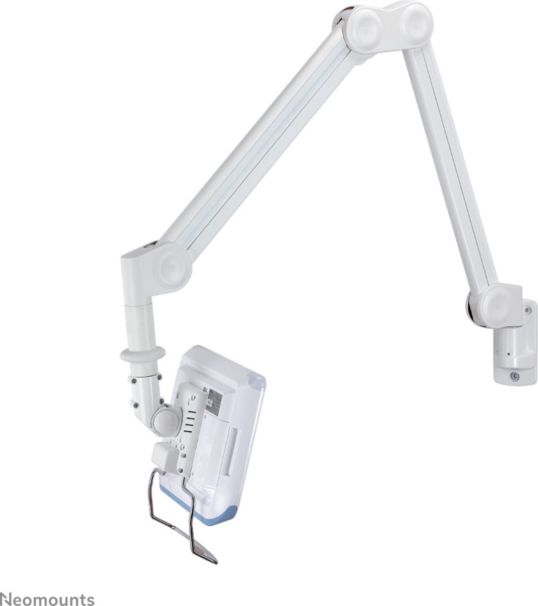 Neomounts fpma haw200 medische monitorar 2 orig - Neomounts Fpma-Haw200 Medische Monitorarm tot 27" Muurbeugel (wit)