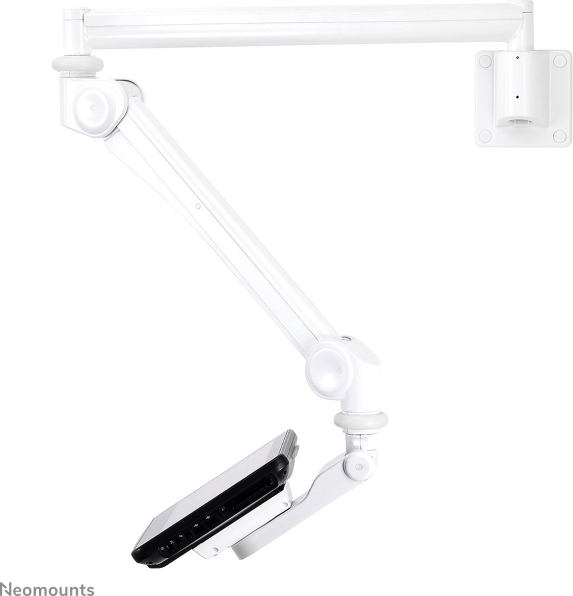 Neomounts fpma haw300 medische monitorar 4 orig - Neomounts Fpma-Haw300 Medische Monitorarm tot 24" Muurbeugel (wit)
