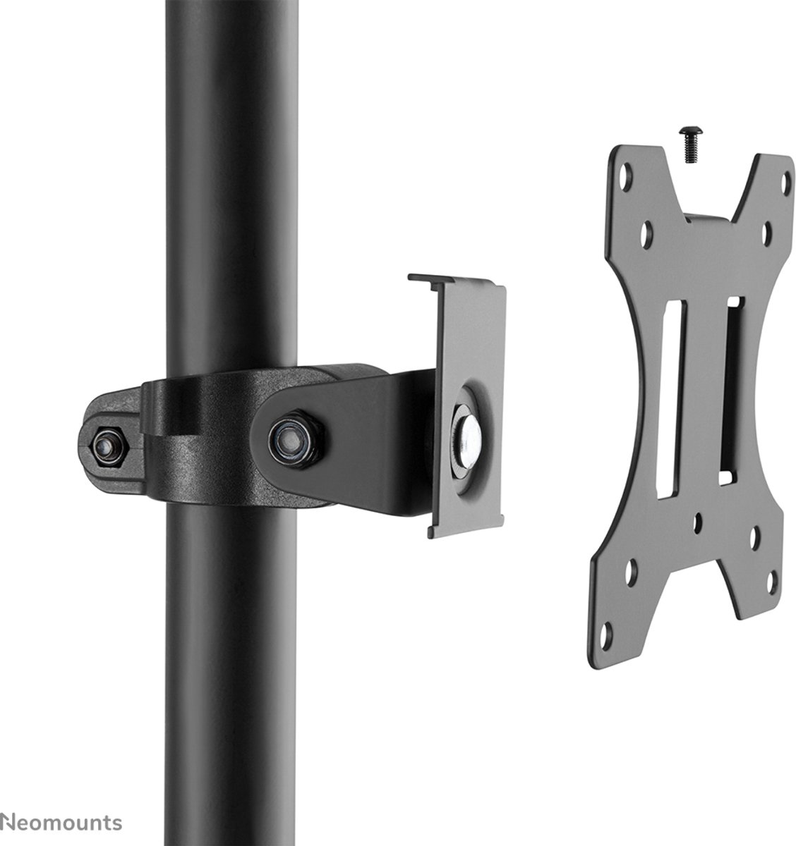 Neomounts fpma mobile1700 mobiel werksta 2 orig - Neomounts Fpma-Mobile1700 Mobiel tot 32" Monitorstandaard (zwart)