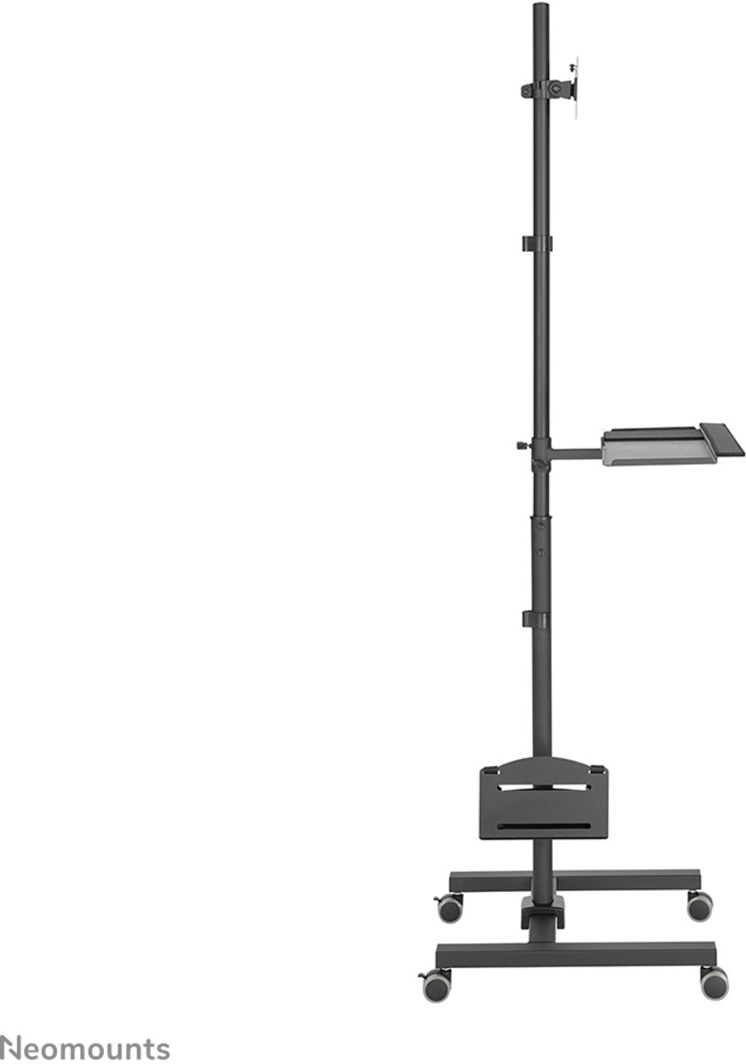Neomounts fpma mobile1700 mobiel werksta 5 orig - Neomounts Fpma-Mobile1700 Mobiel tot 32" Monitorstandaard (zwart)