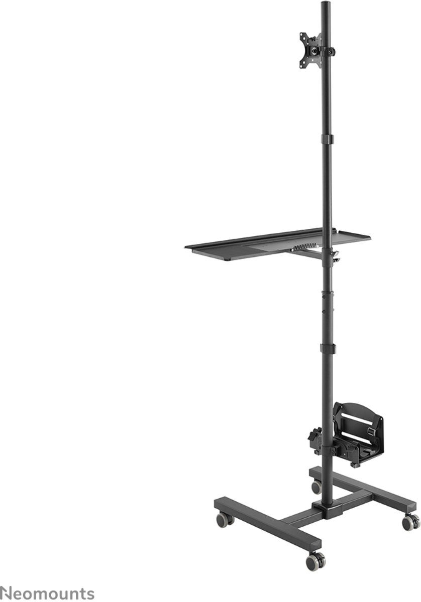 Neomounts fpma mobile1700 mobiel werksta 6 orig - Neomounts Fpma-Mobile1700 Mobiel tot 32" Monitorstandaard (zwart)