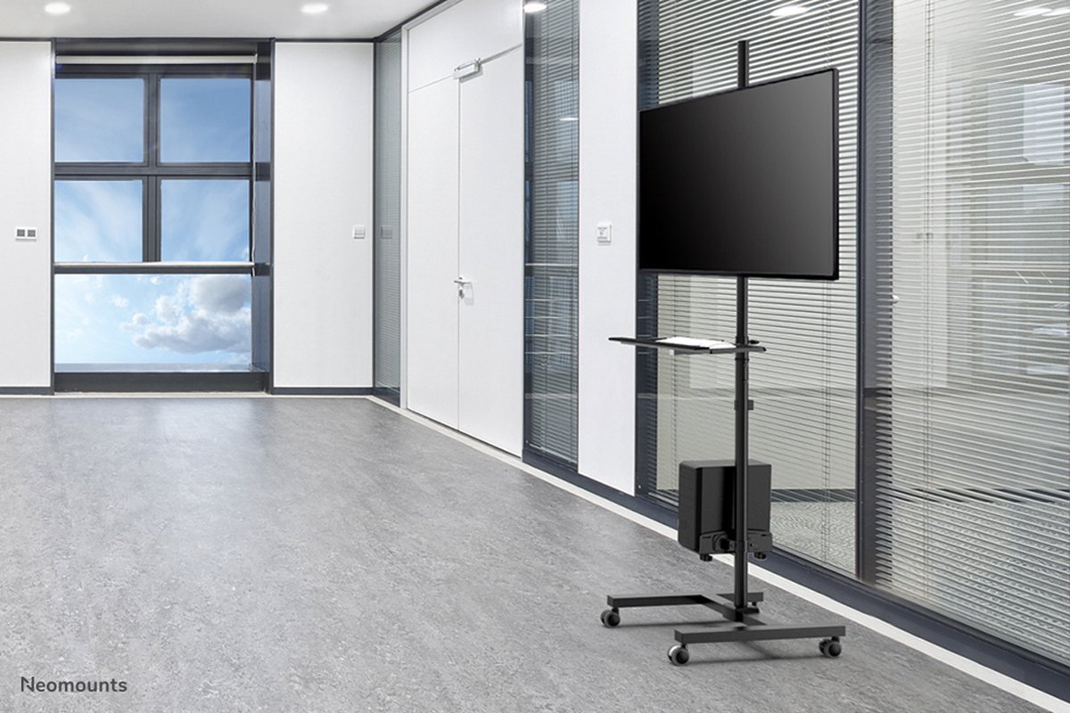 Neomounts fpma mobile1700 mobiel werksta 9 orig - Neomounts Fpma-Mobile1700 Mobiel tot 32" Monitorstandaard (zwart)
