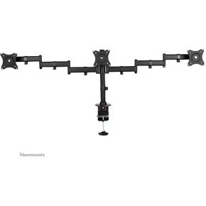 Neomounts nm d135d3black monitorarm 3 orig - Neomounts NM-D135D3BLACK voor 3 schermen tot 27" Bureausteun (zwart)