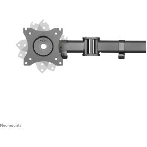 Neomounts nm d135d3black monitorarm 4 orig - Neomounts NM-D135D3BLACK voor 3 schermen tot 27" Bureausteun (zwart)