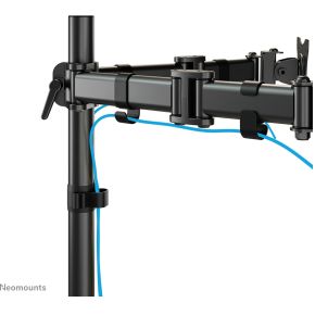 Neomounts nm d135d3black monitorarm 7 orig - Neomounts NM-D135D3BLACK voor 3 schermen tot 27" Bureausteun (zwart)