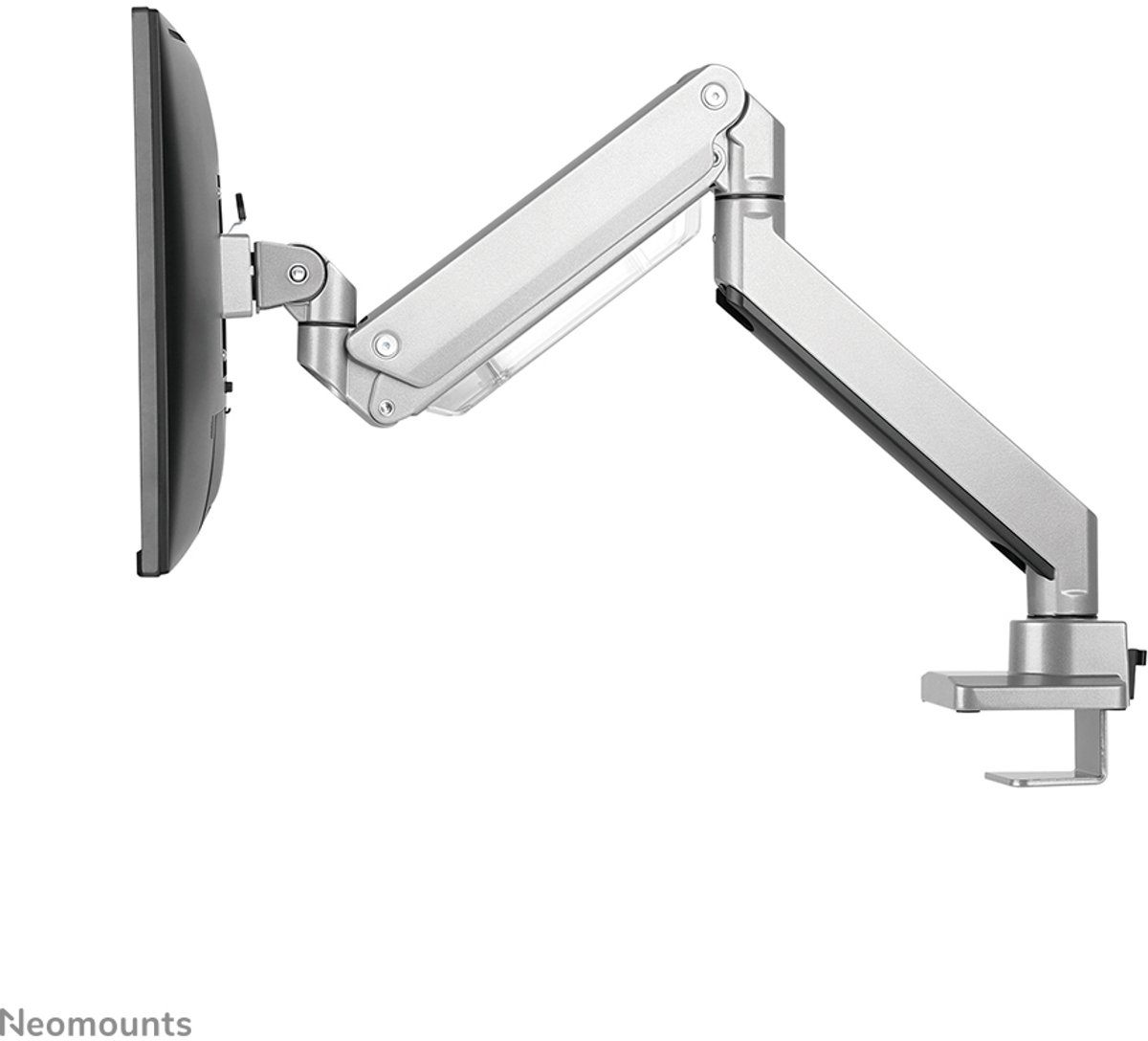 Neomounts nm d775silverplus monitorarm 1 2 orig - Neomounts Nm-D775Silverplus tot 49" Bureausteun (zilver)