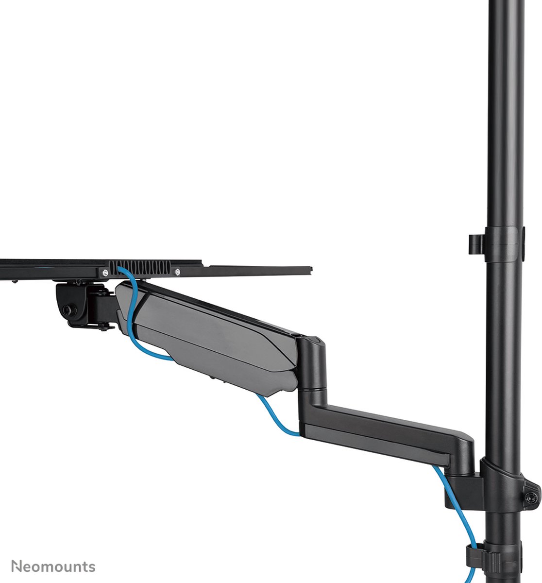 Neomounts wl90 325bl1 zit sta werkstatio 2 orig - Neomounts Wl90-325Bl1 Zit-Sta Werkstation tot 32" Muurbeugel (zwart)