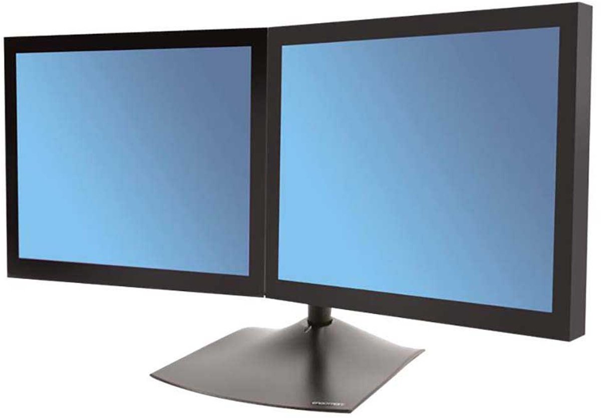 Screen table support ergotron 33 322 4 orig - Screen Table Support Ergotron voor 2 schermen tot 24" Monitorstandaard