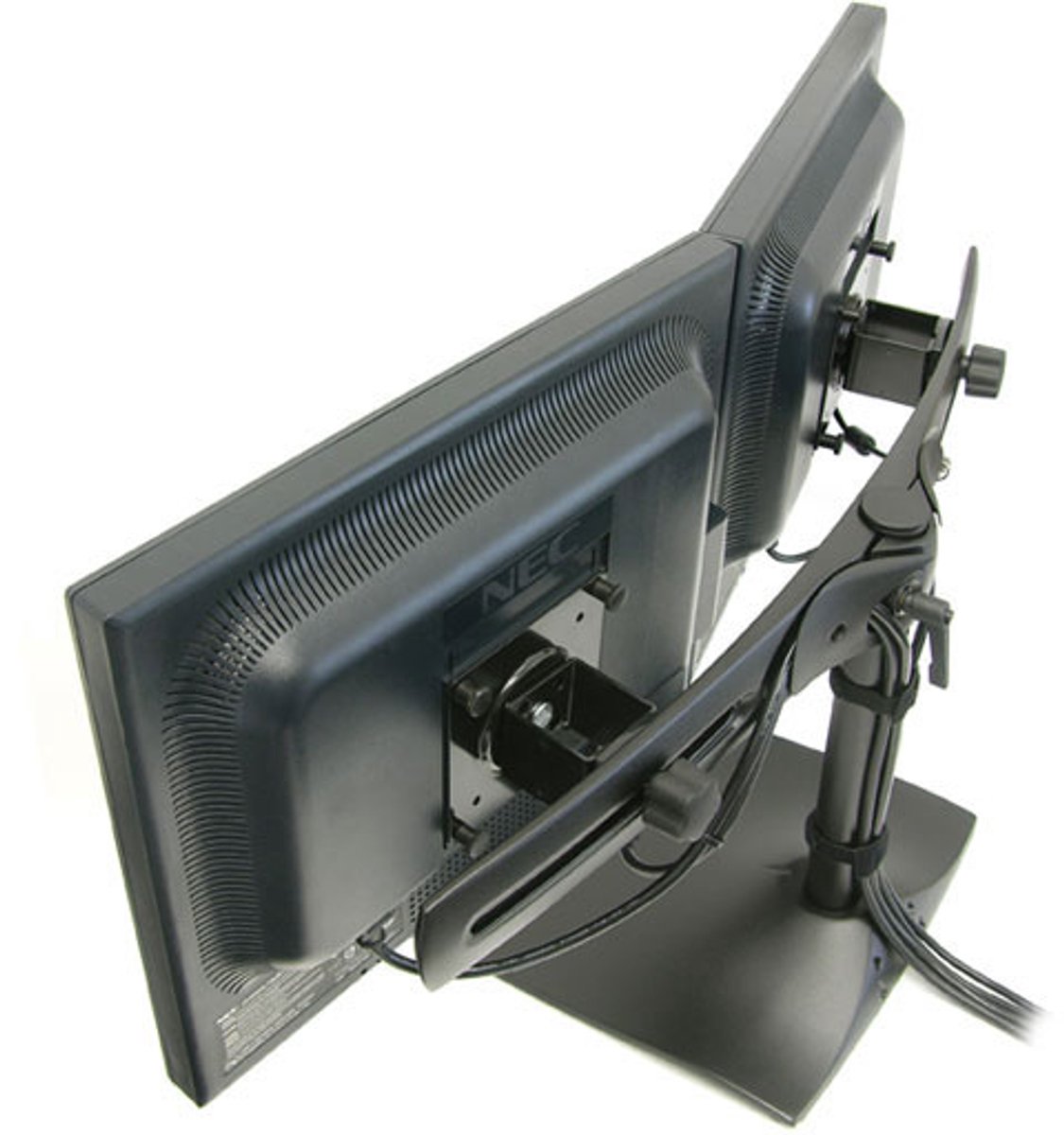 Screen table support ergotron 33 322 6 orig - Screen Table Support Ergotron voor 2 schermen tot 24" Monitorstandaard