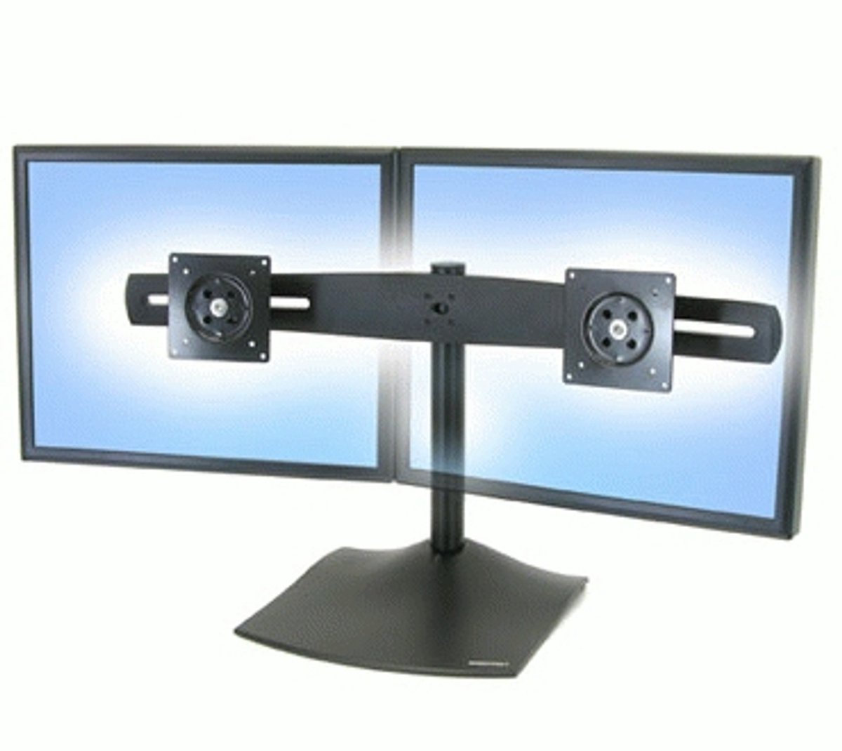 Screen table support ergotron 33 322 9 orig - Screen Table Support Ergotron voor 2 schermen tot 24" Monitorstandaard