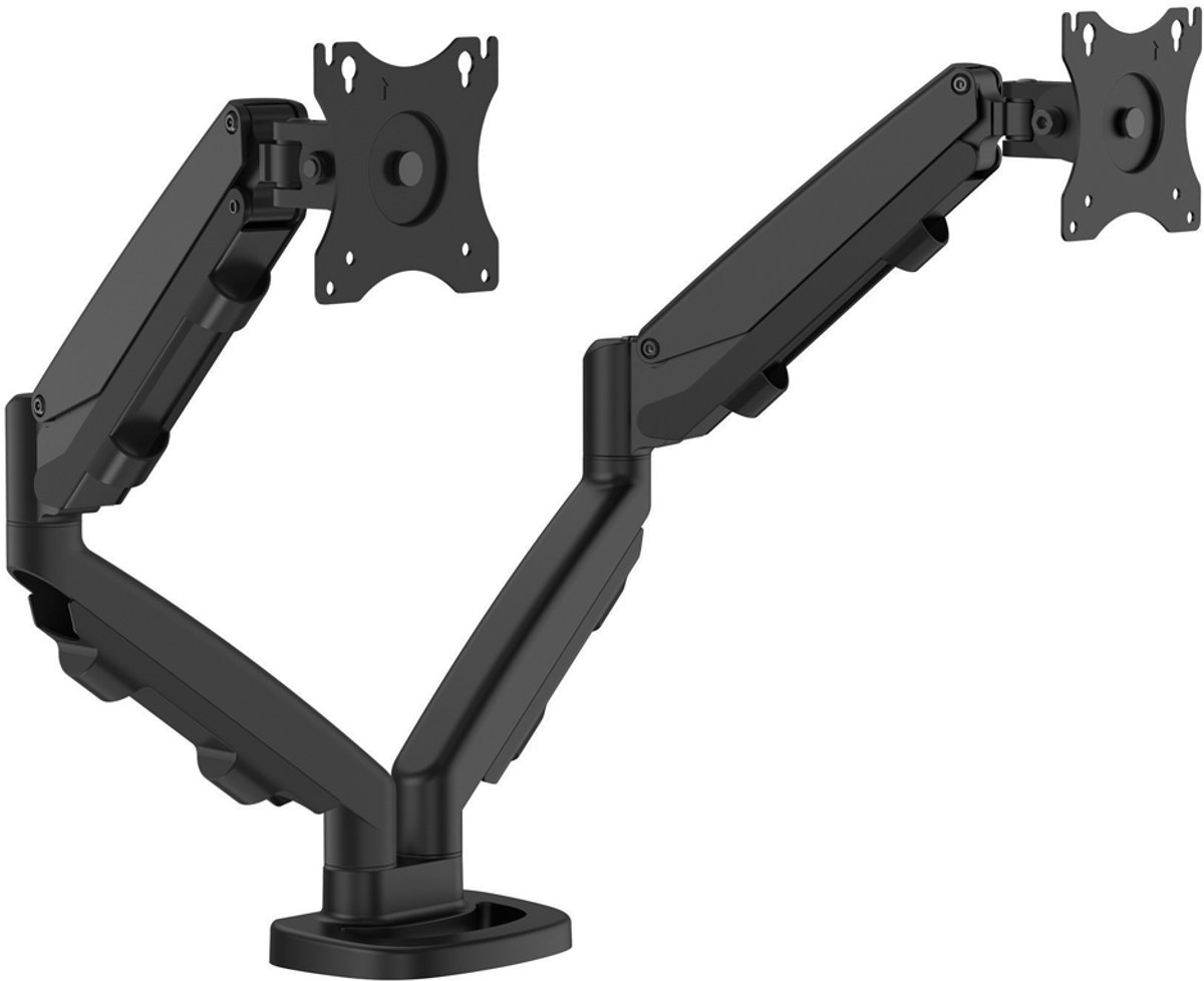 Screen table support fellowes 9683401 8 orig - Screen Table Support voor 2 schermen tot 40" Bureausteun (zwart)