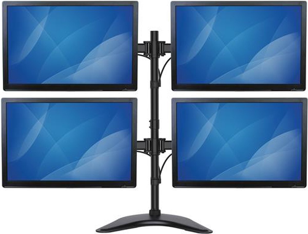 Screen table support startech armbarq 3 orig - Screen Table Support voor 4 schermen tot 27" Monitorstandaard (zwart)