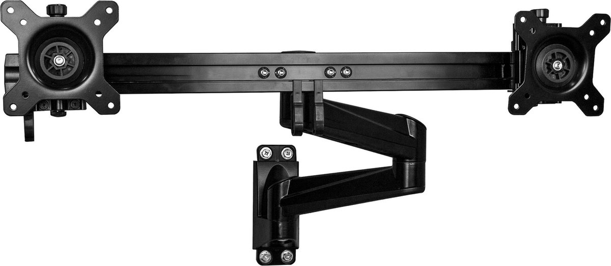 Screen table support startech armdual 9554367 4 orig - Screen Table Support voor 2 schermen tot 24" Muurbeugel (zwart)