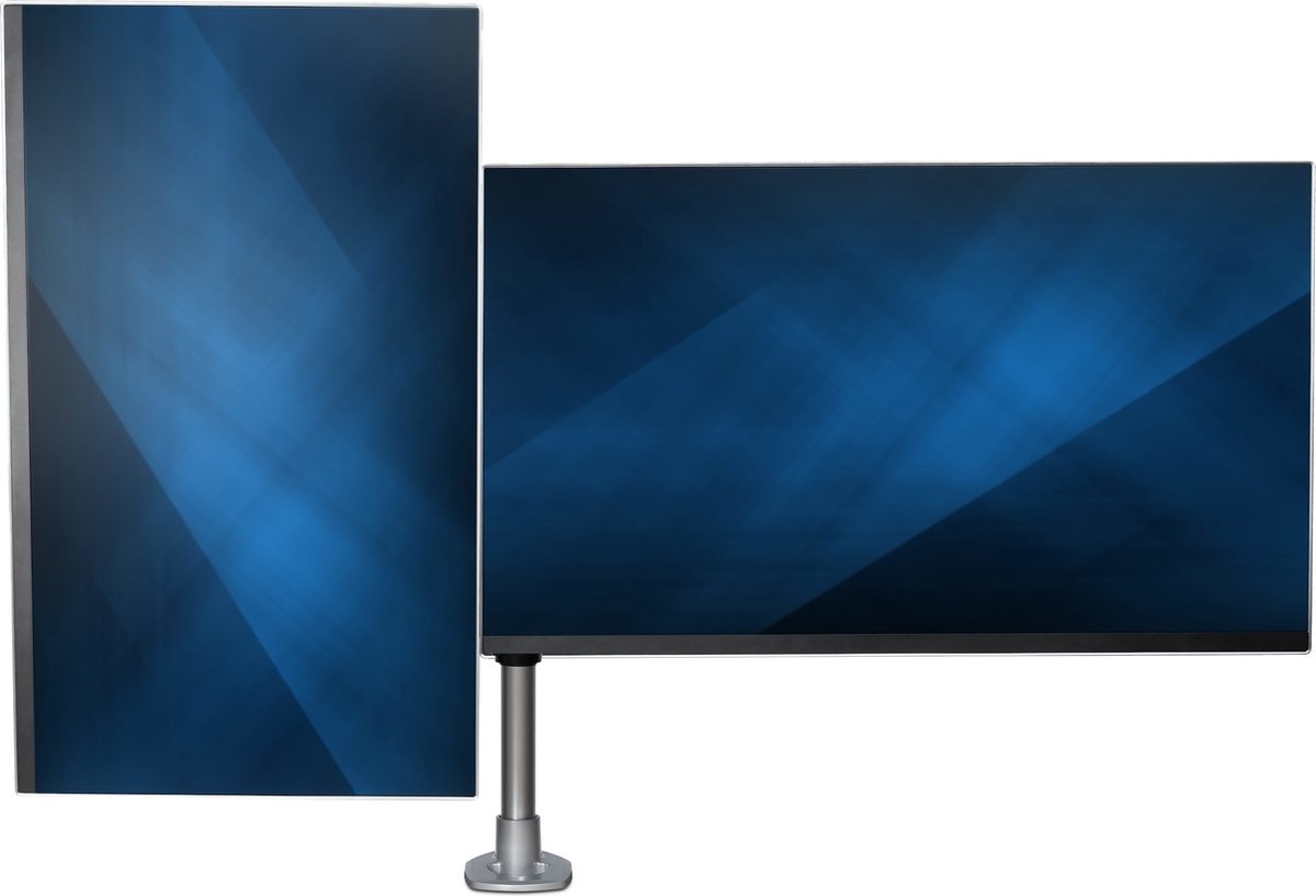 Screen table support startech armdual 9554518 10 orig - Screen Table Support voor 2 schermen tot 27" Bureausteun (zilver)