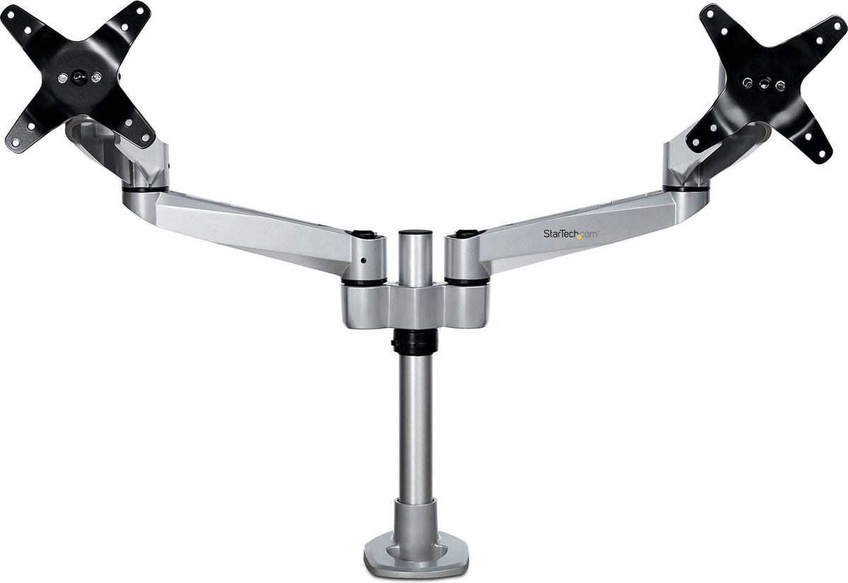 Screen table support startech armdual 9554518 6 orig - Screen Table Support voor 2 schermen tot 27" Bureausteun (zilver)