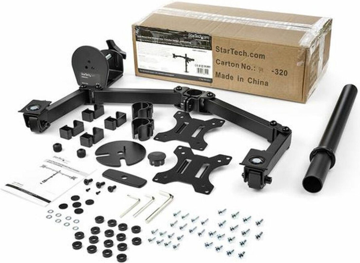Screen table support startech armdual 9744970 4 orig - Screen Table Support voor 2 schermen tot 32" Bureausteun (zwart)