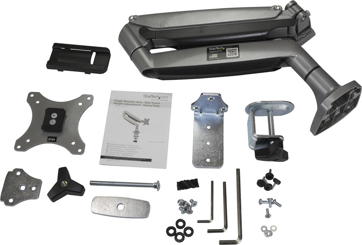 Screen table support startech armpivo 9554539 10 orig - Screen Table Support Startech Armpivothd tot 32" Bureausteun (zilver)