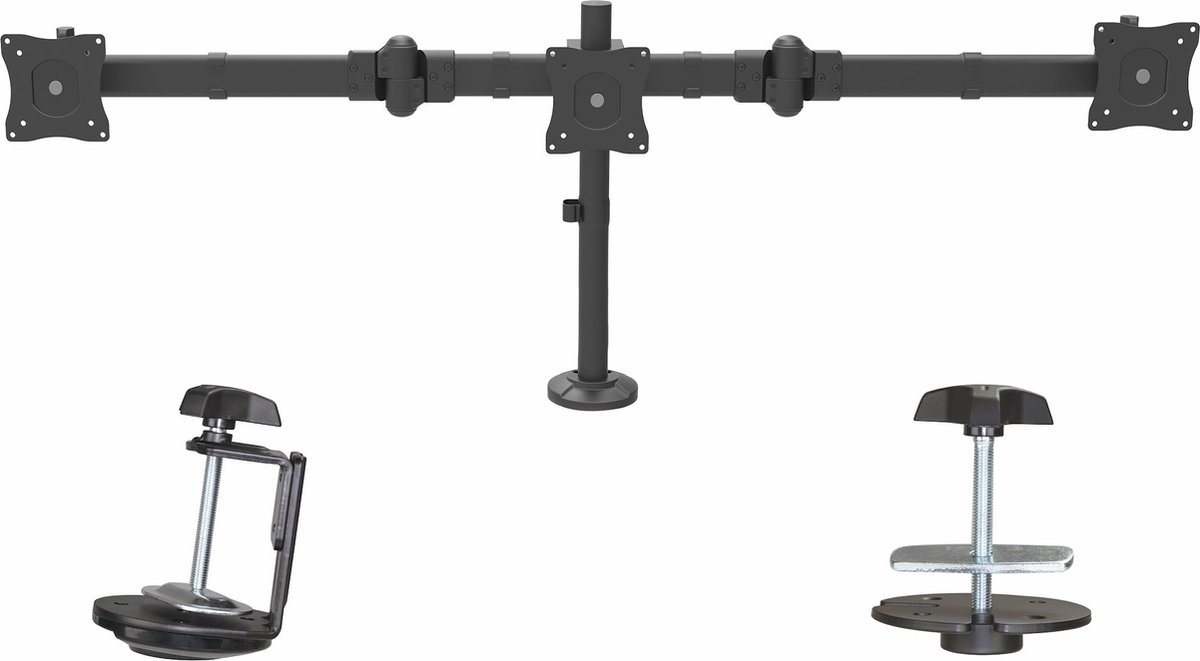 Screen table support startech armtrio 6 orig - Screen Table Support voor 3 schermen tot 27" Bureausteun (zwart)